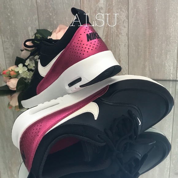 Nike Air Max Thea Premium Black Cherry🍒AUTHENTIC - Picture 5 of 7
